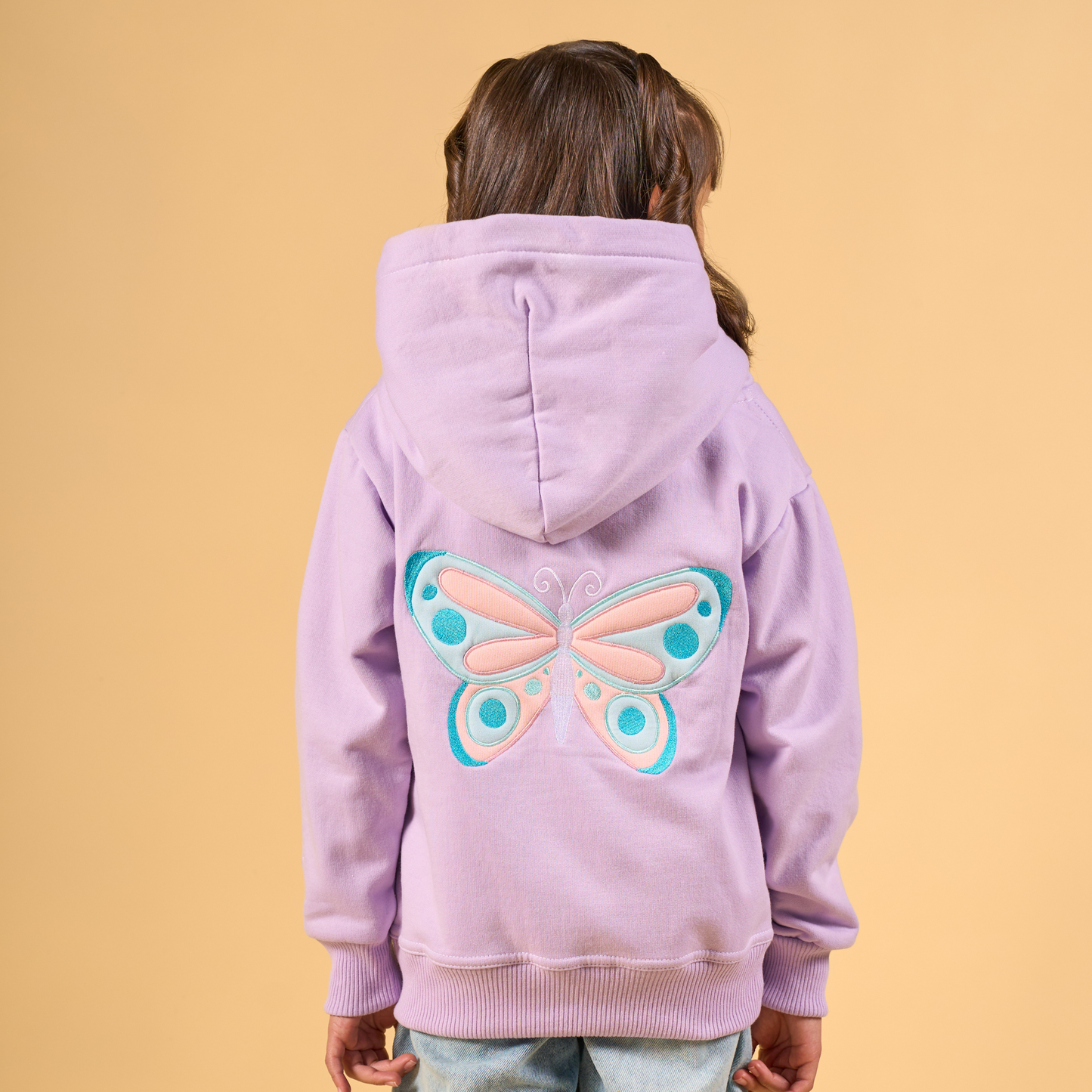 Hoodie Mariposa Lila