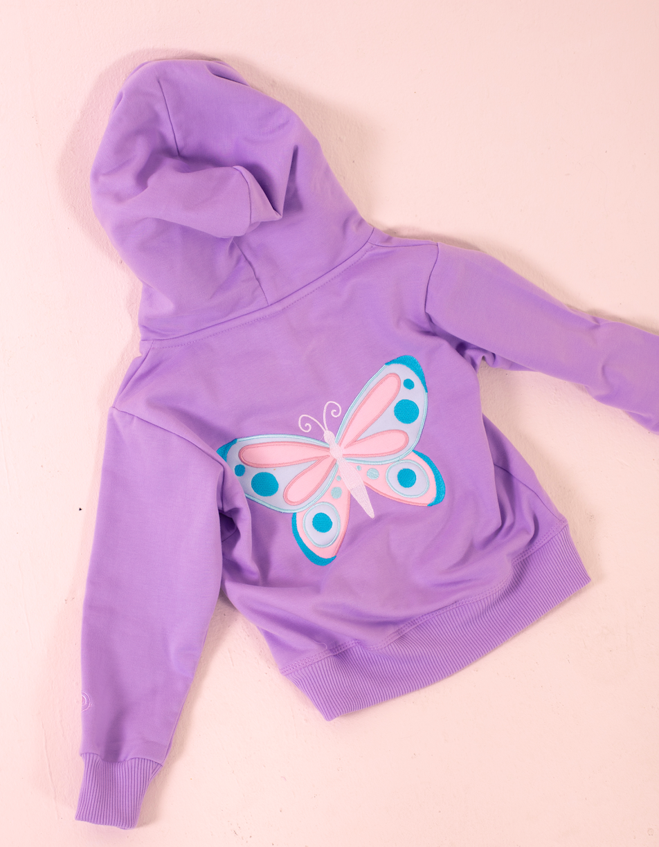 Hoodie Mariposa Lila