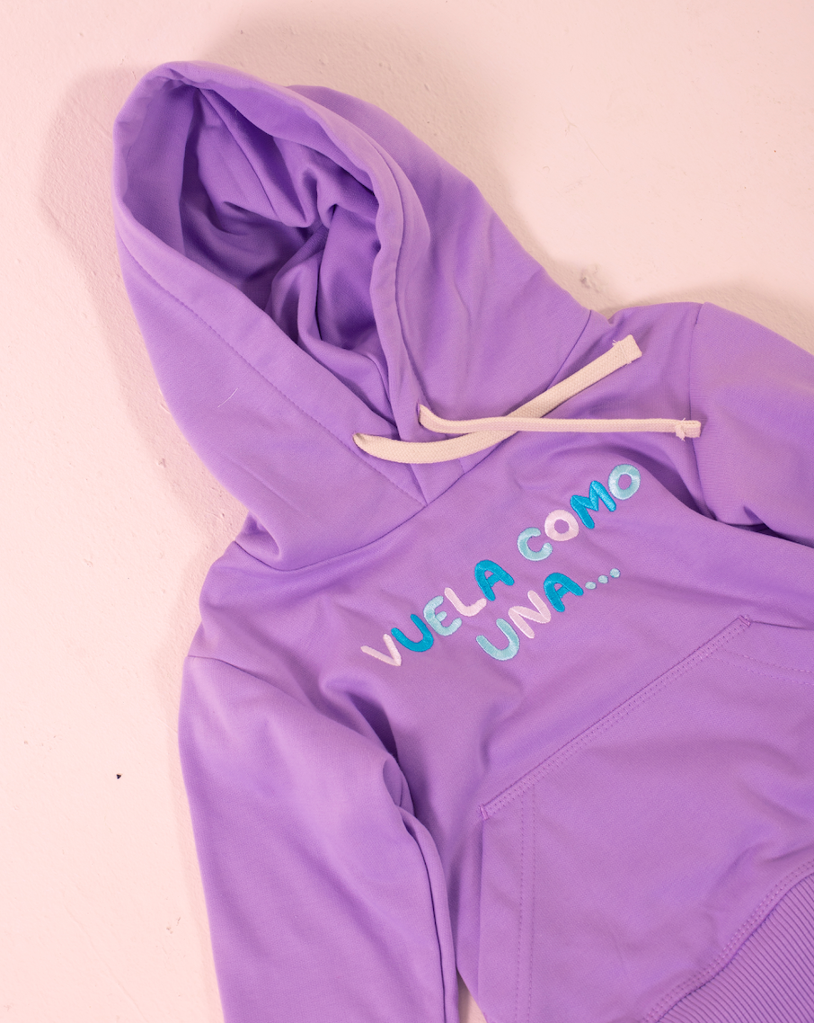 Hoodie Mariposa Lila