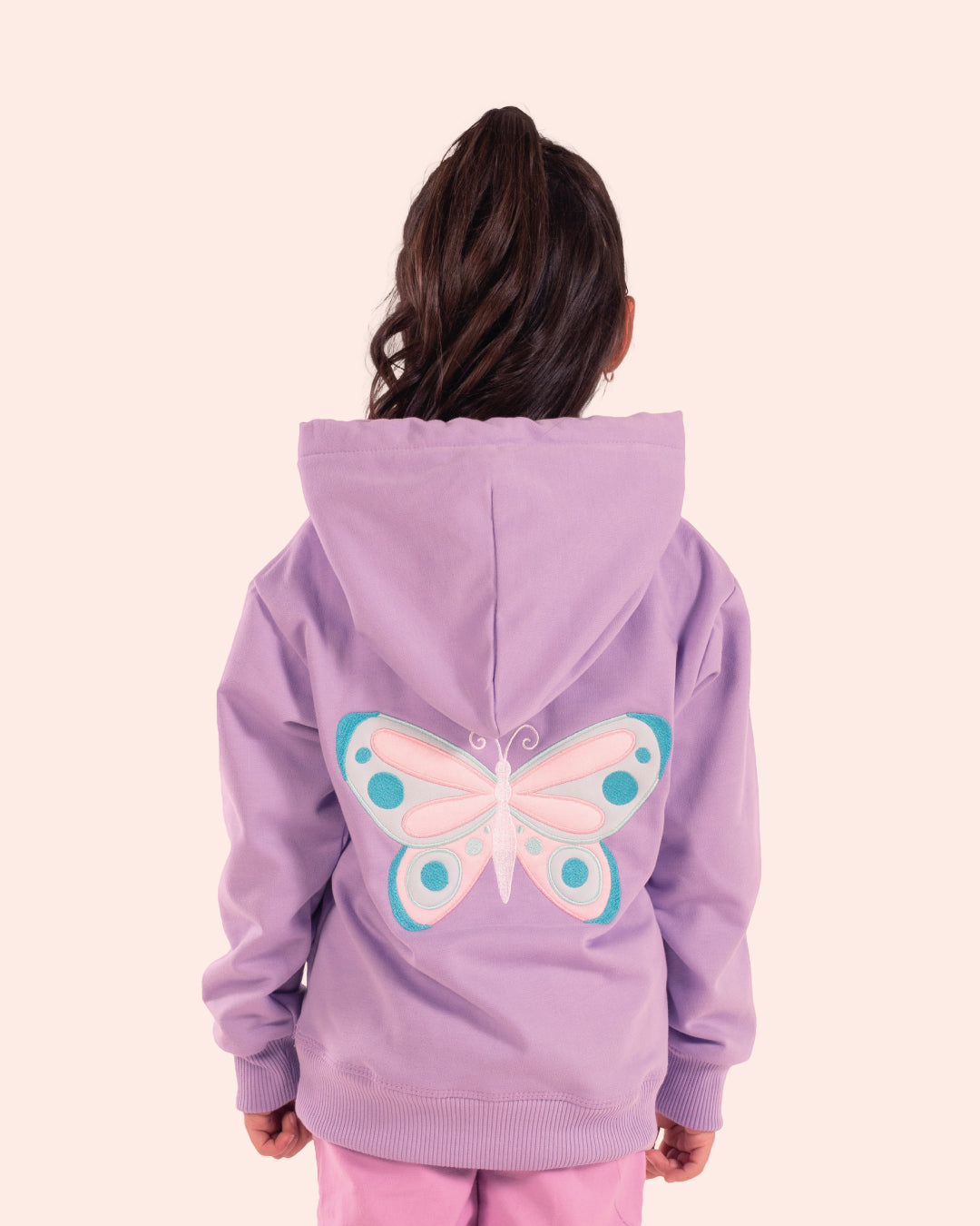 Hoodie Mariposa Lila