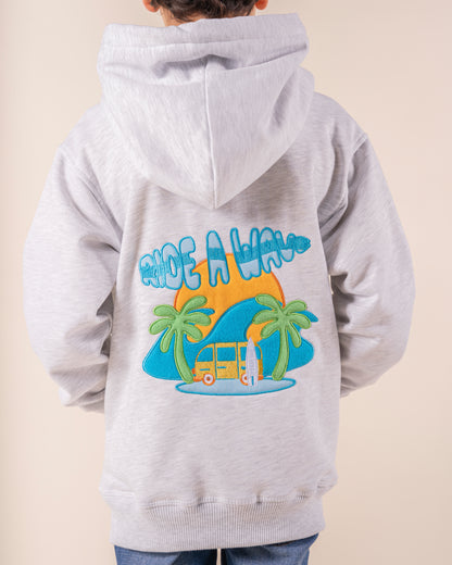 Zipped Surf Gris