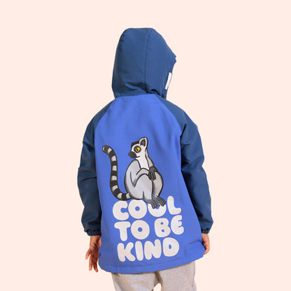 Rain Jacket Azul Lemur